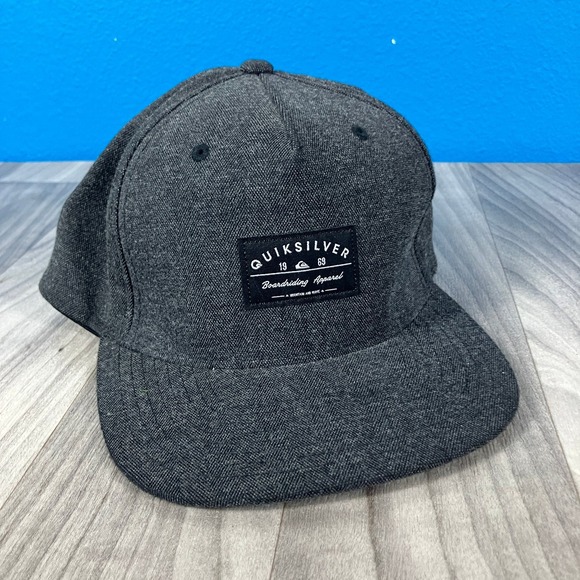 Quiksilver Other - Quiksilver Hat Flexfit Men's L/XL Gray Heather Boardriding Apparel‎